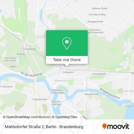 Mahlsdorfer Straße 2 map