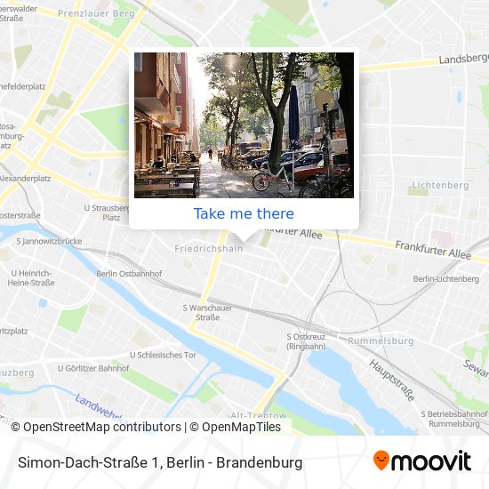 Simon-Dach-Straße 1 map