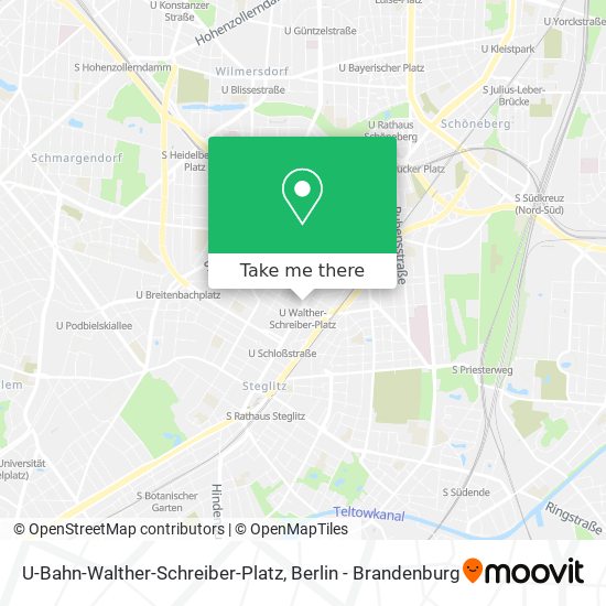 U-Bahn-Walther-Schreiber-Platz map