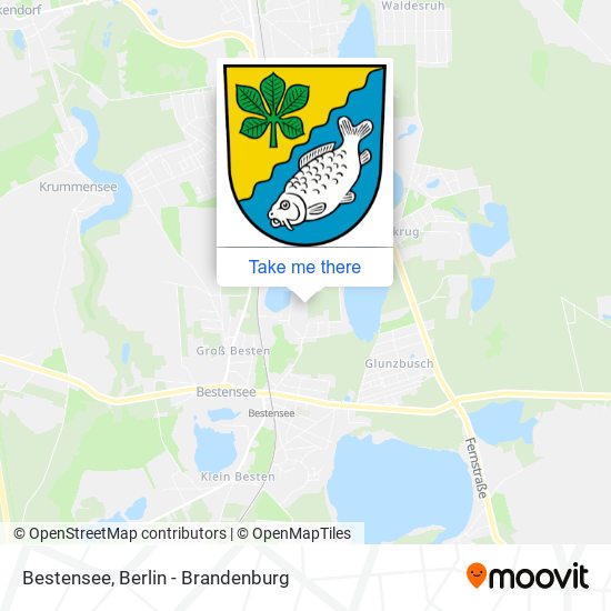 Карта Bestensee