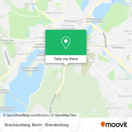 Brauhausberg map