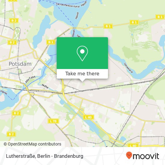 Карта Lutherstraße