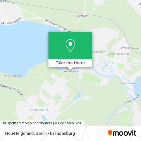 Neu-Helgoland map