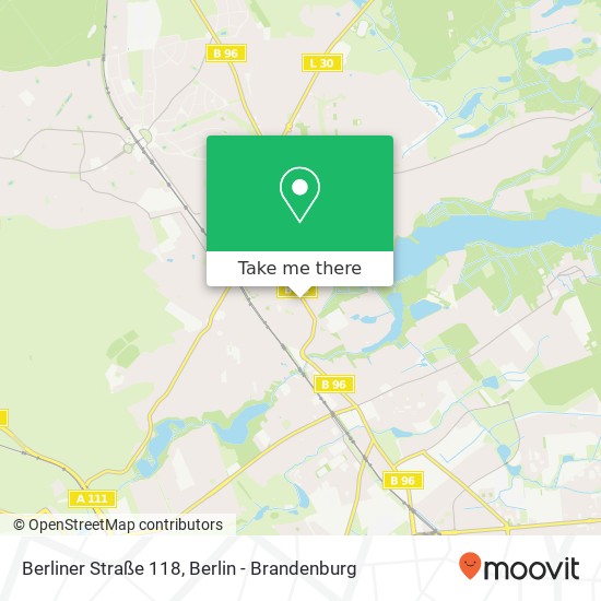 Карта Berliner Straße 118