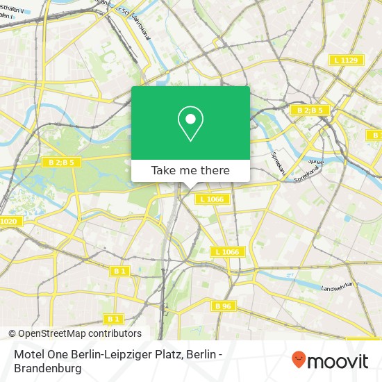 Motel One Berlin-Leipziger Platz map