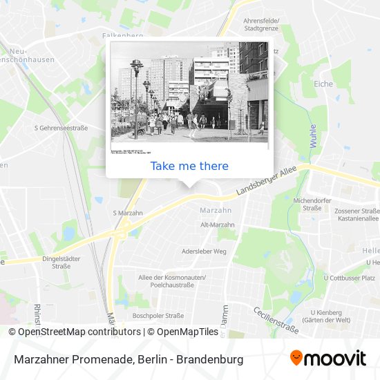 Marzahner Promenade map