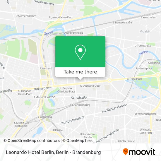 Leonardo Hotel Berlin map