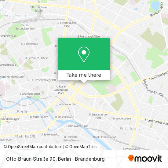 Карта Otto-Braun-Straße 90