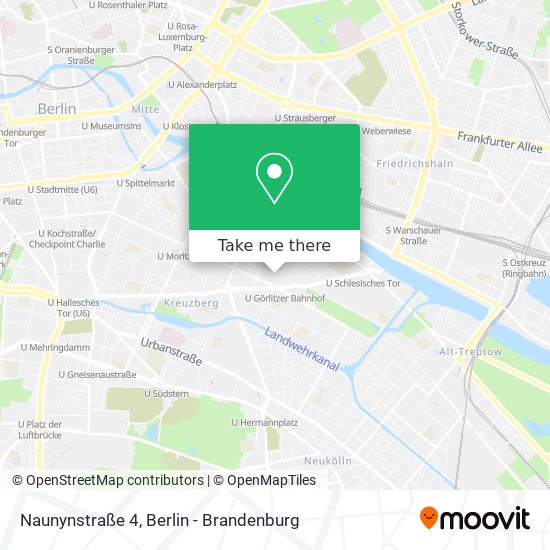 Naunynstraße 4 map