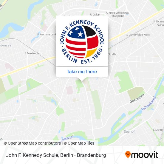 John F. Kennedy Schule map