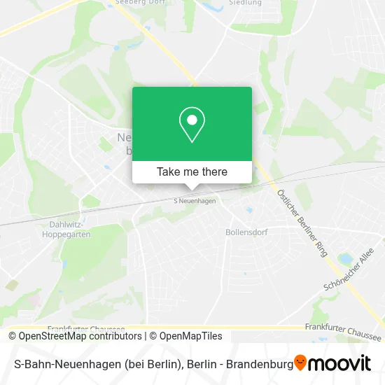S-Bahn-Neuenhagen (bei Berlin) map