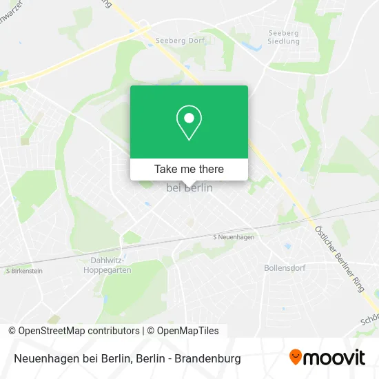 Neuenhagen bei Berlin map