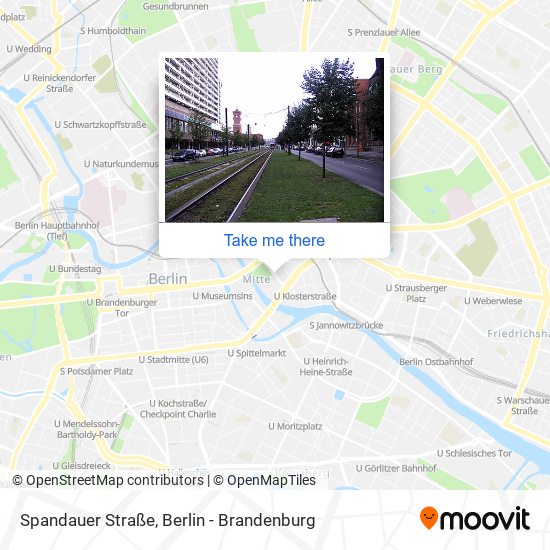 Spandauer Straße map