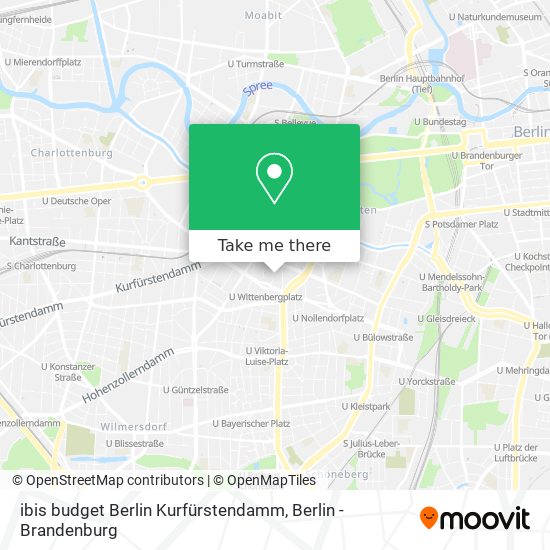 ibis budget Berlin Kurfürstendamm map