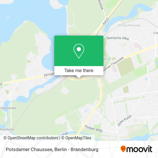 Potsdamer Chaussee map