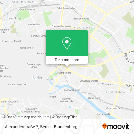 Alexanderstraße 7 map