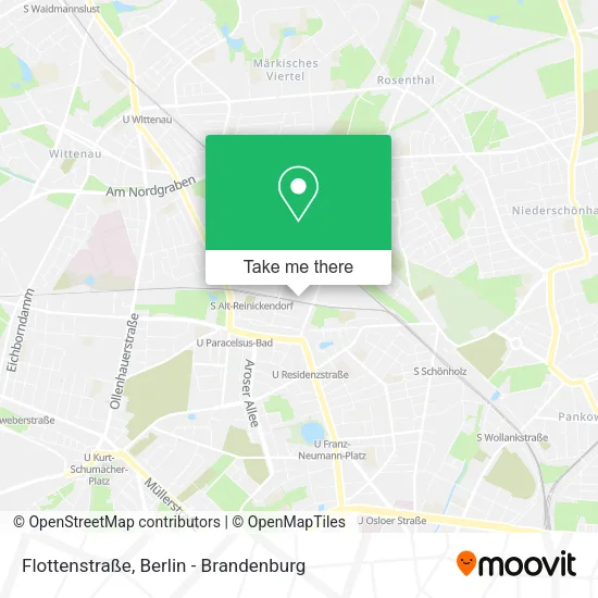 Карта Flottenstraße