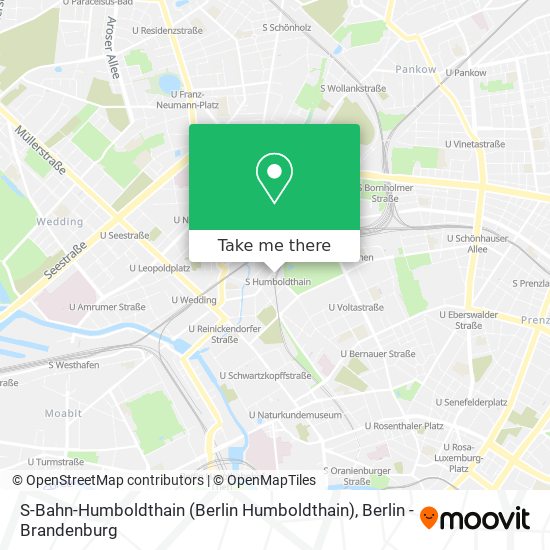 S-Bahn-Humboldthain (Berlin Humboldthain) map