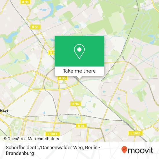 Schorfheidestr. / Dannenwalder Weg map