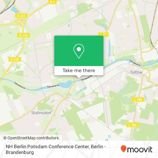 NH Berlin Potsdam Conference Center map