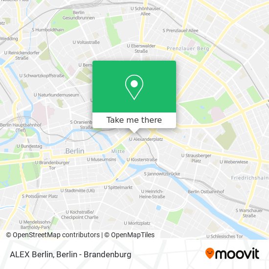 Карта ALEX Berlin