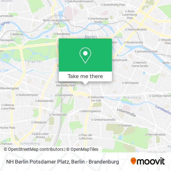 NH Berlin Potsdamer Platz map