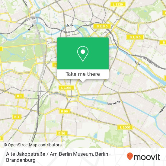 Карта Alte Jakobstraße / Am Berlin Museum