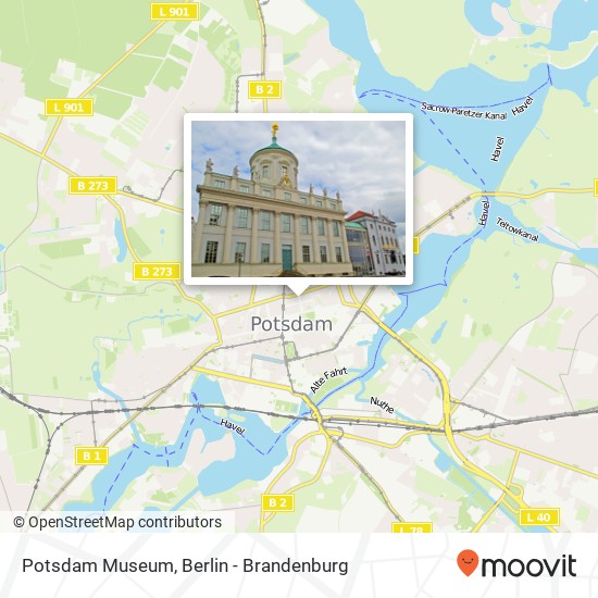 Potsdam Museum map