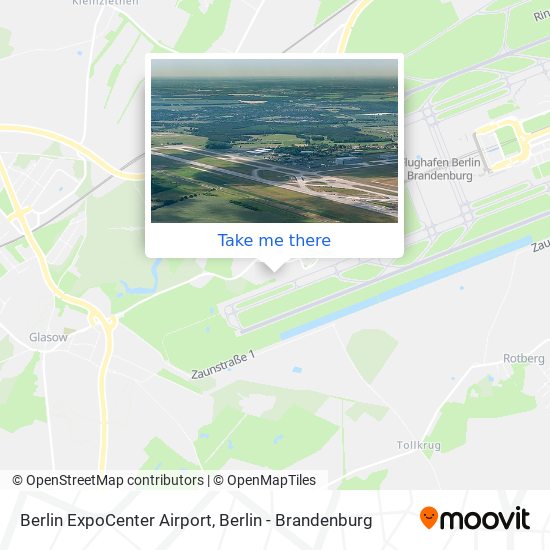 Berlin ExpoCenter Airport map