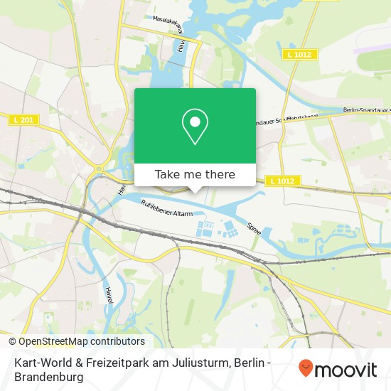 Карта Kart-World & Freizeitpark am Juliusturm