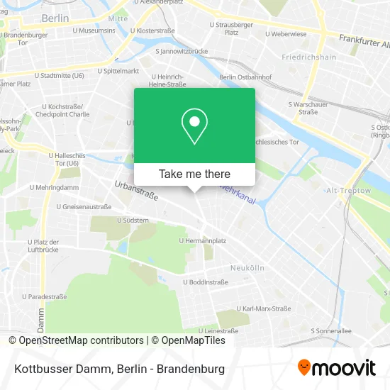 Карта Kottbusser Damm