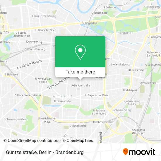 Карта Güntzelstraße