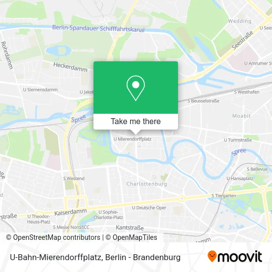 Карта U-Bahn-Mierendorffplatz