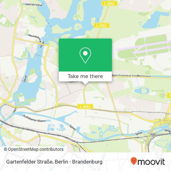 Gartenfelder Straße map