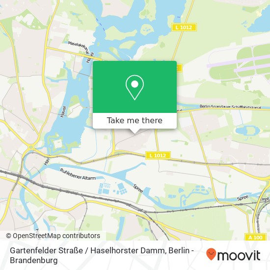 Gartenfelder Straße / Haselhorster Damm map