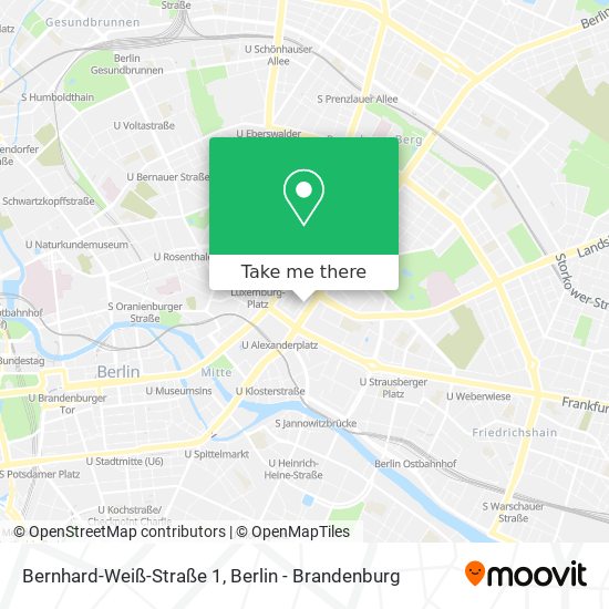 Bernhard-Weiß-Straße 1 map