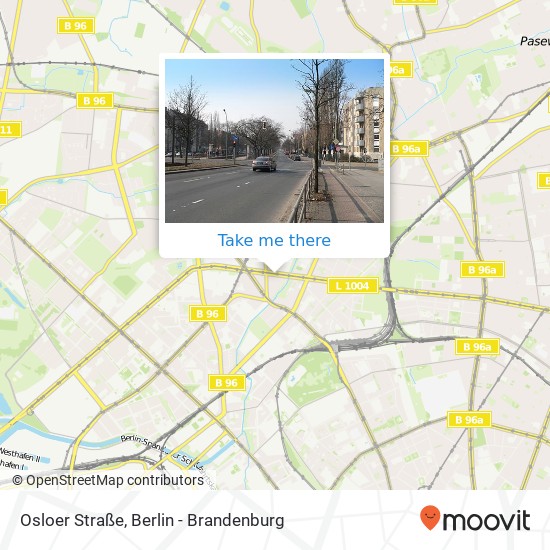 Osloer Straße map