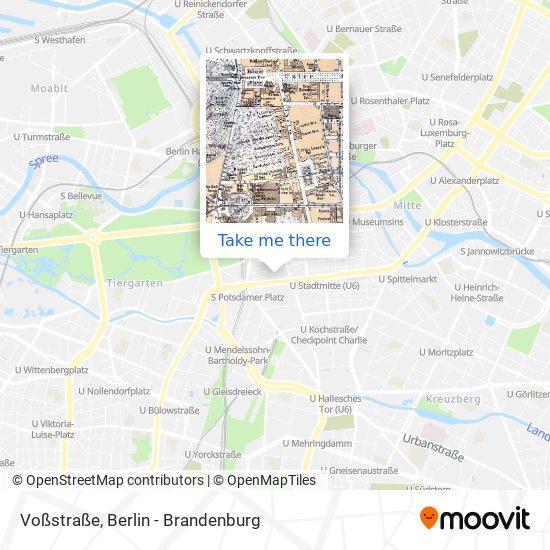Карта Voßstraße
