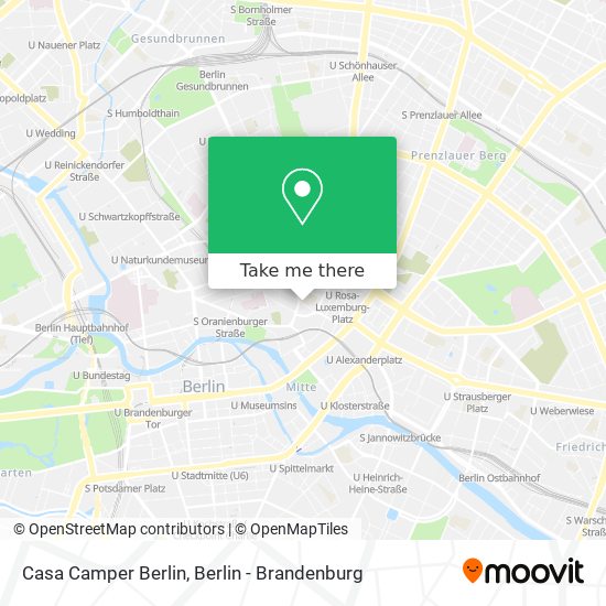 Casa Camper Berlin map