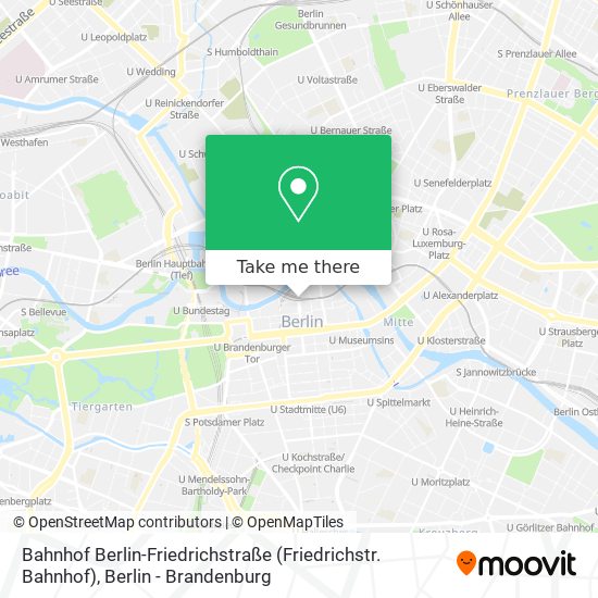 Bahnhof Berlin-Friedrichstraße (Friedrichstr. Bahnhof) map