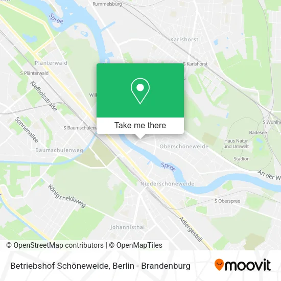 Карта Betriebshof Schöneweide