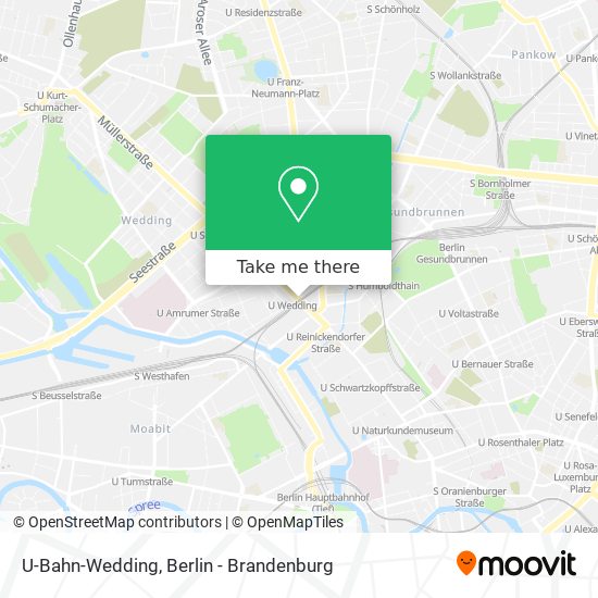 U-Bahn-Wedding map