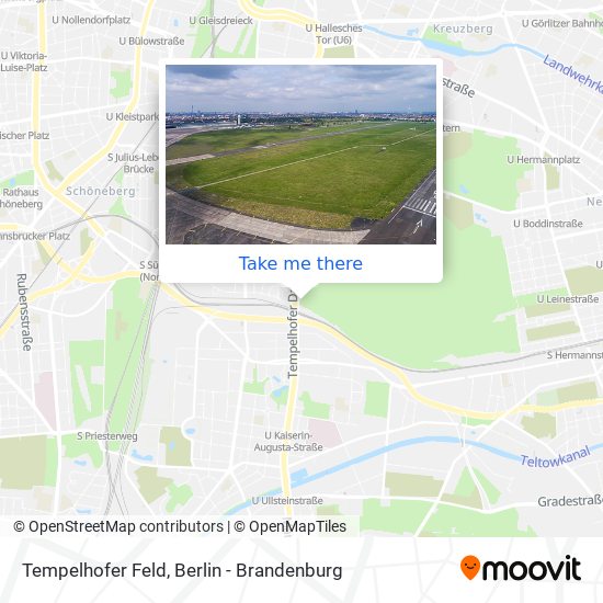 Tempelhofer Feld map