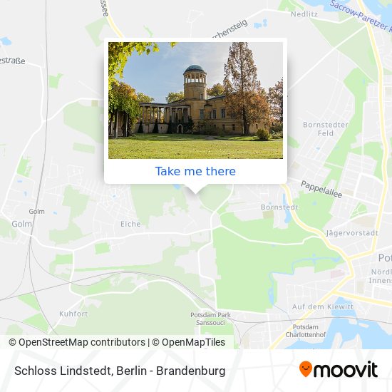 Schloss Lindstedt map