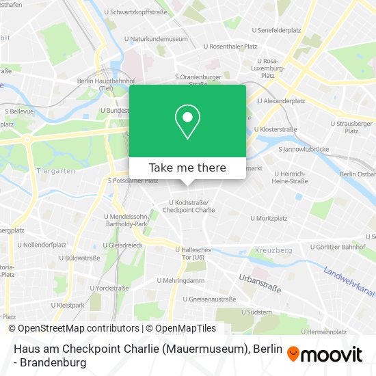 Карта Haus am Checkpoint Charlie (Mauermuseum)