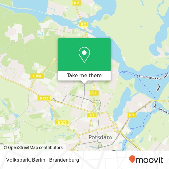 Volkspark map