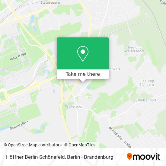 Höffner Berlin-Schönefeld map