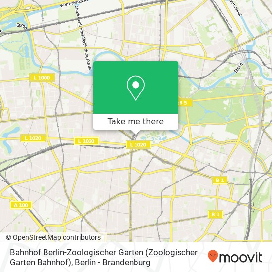 Bahnhof Berlin-Zoologischer Garten map