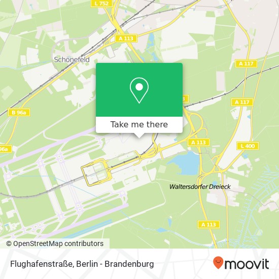 Flughafenstraße map