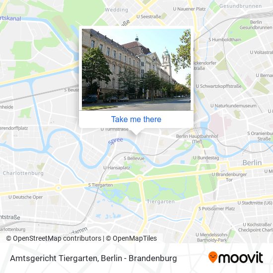 Amtsgericht Tiergarten map